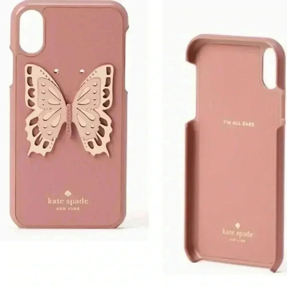 Kate Spade New York Butterfly Applique Snap Case‎ for iPhone Xs Max - Picture 2 of 7